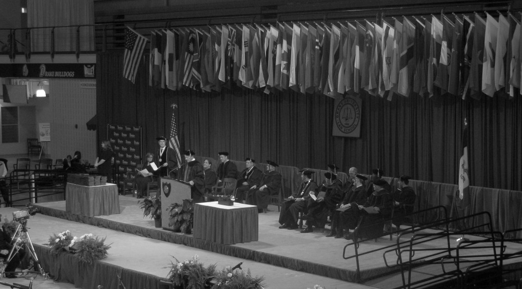 Drake University graduation