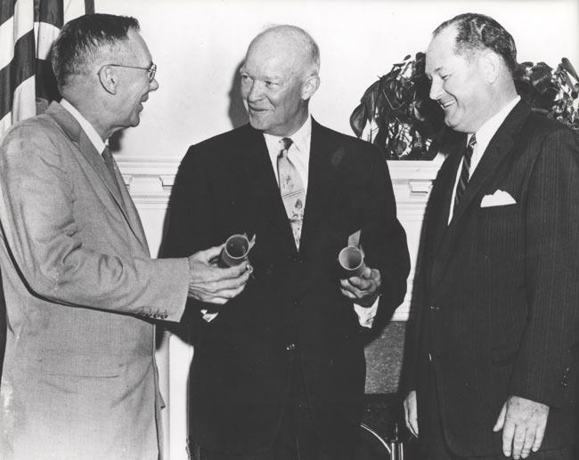 Eisenhower, Glennan, Dryden
